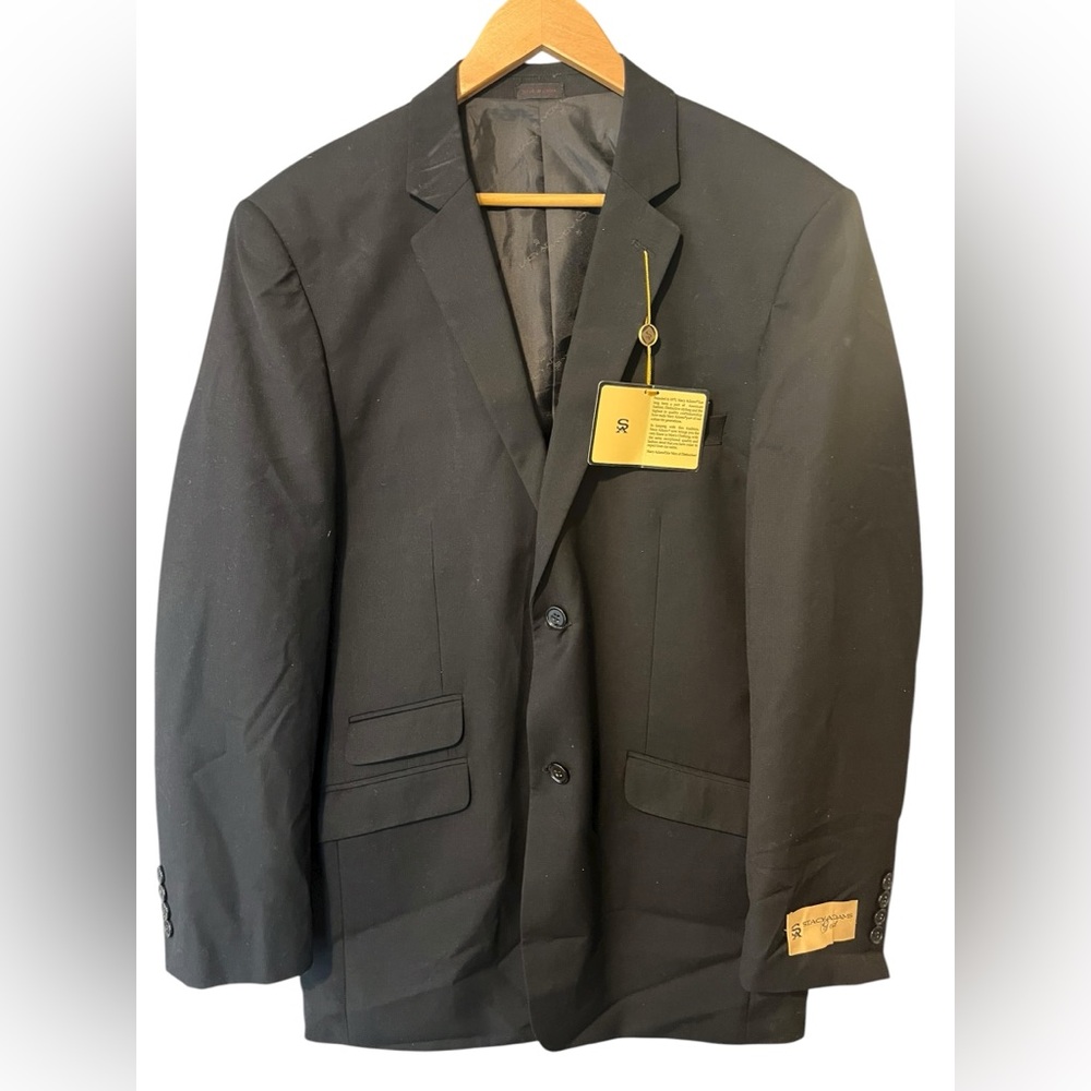 Stacy Adams Gold Label Sport Coat Blazer Jacket Mens Size 38R NWT